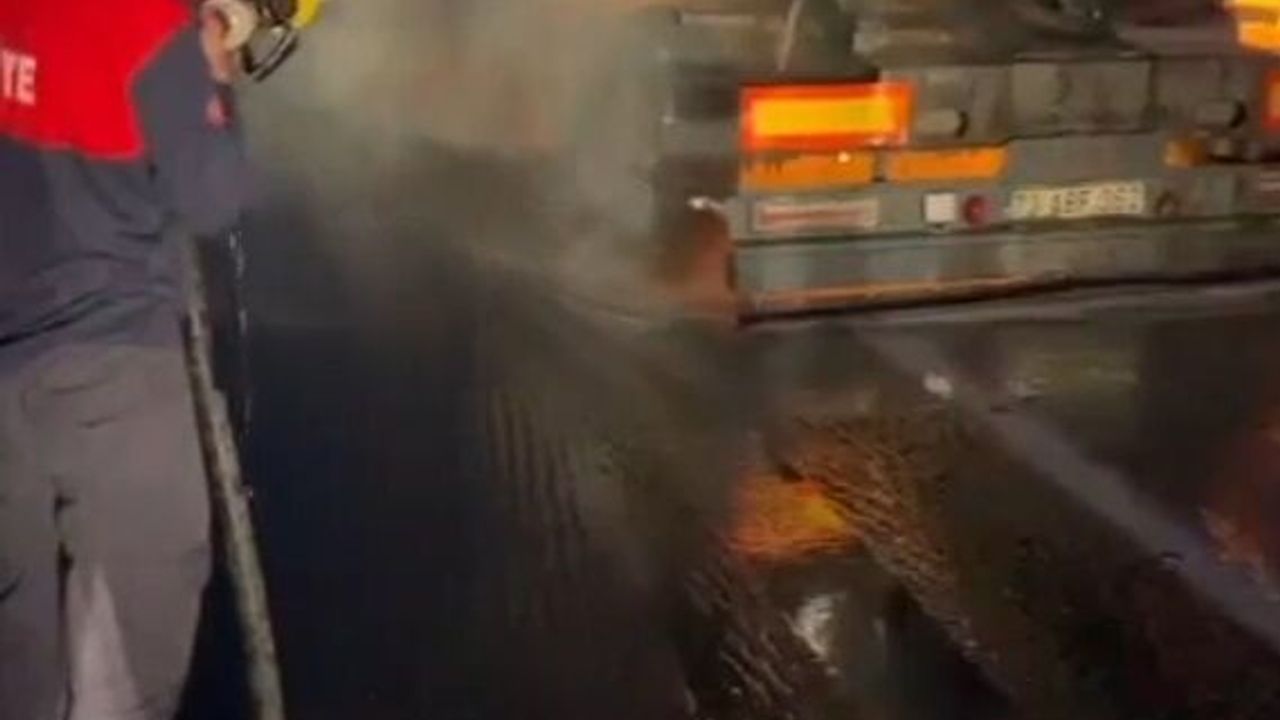 Tanker yangını