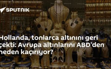 Hollanda altın tahliyesi