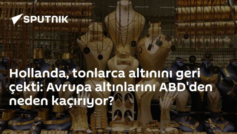 Hollanda altın tahliyesi