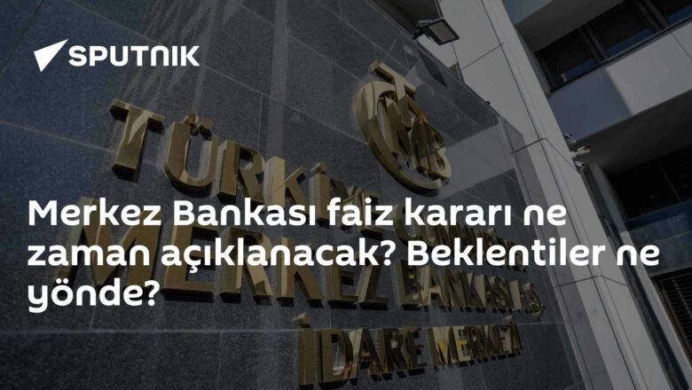 Merkez Bankası faiz kararı